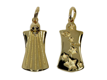 Schutzengel 925er Silber vergoldet